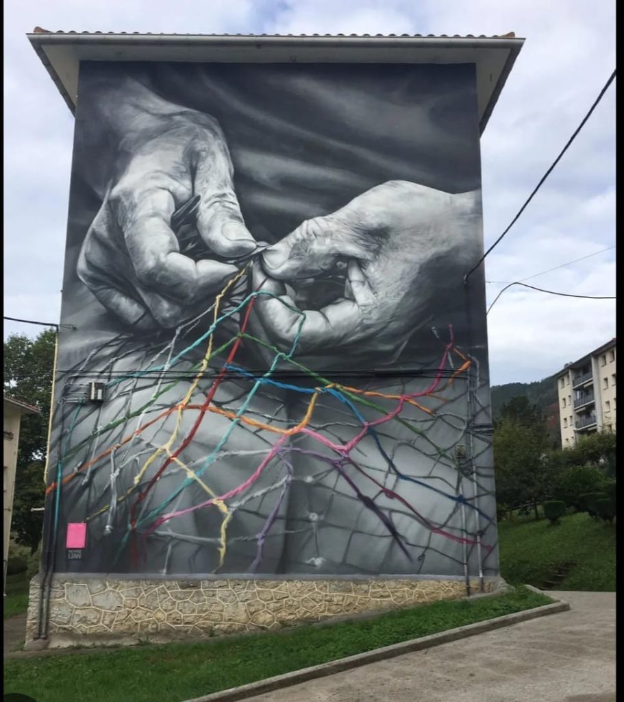 Reder@s. Tercer mejor mural del mundo en 2022.
Cortesía de Balen Zubikarai desde Ondárroa.
